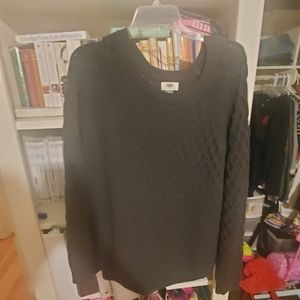 Grey knitted sweatshirt